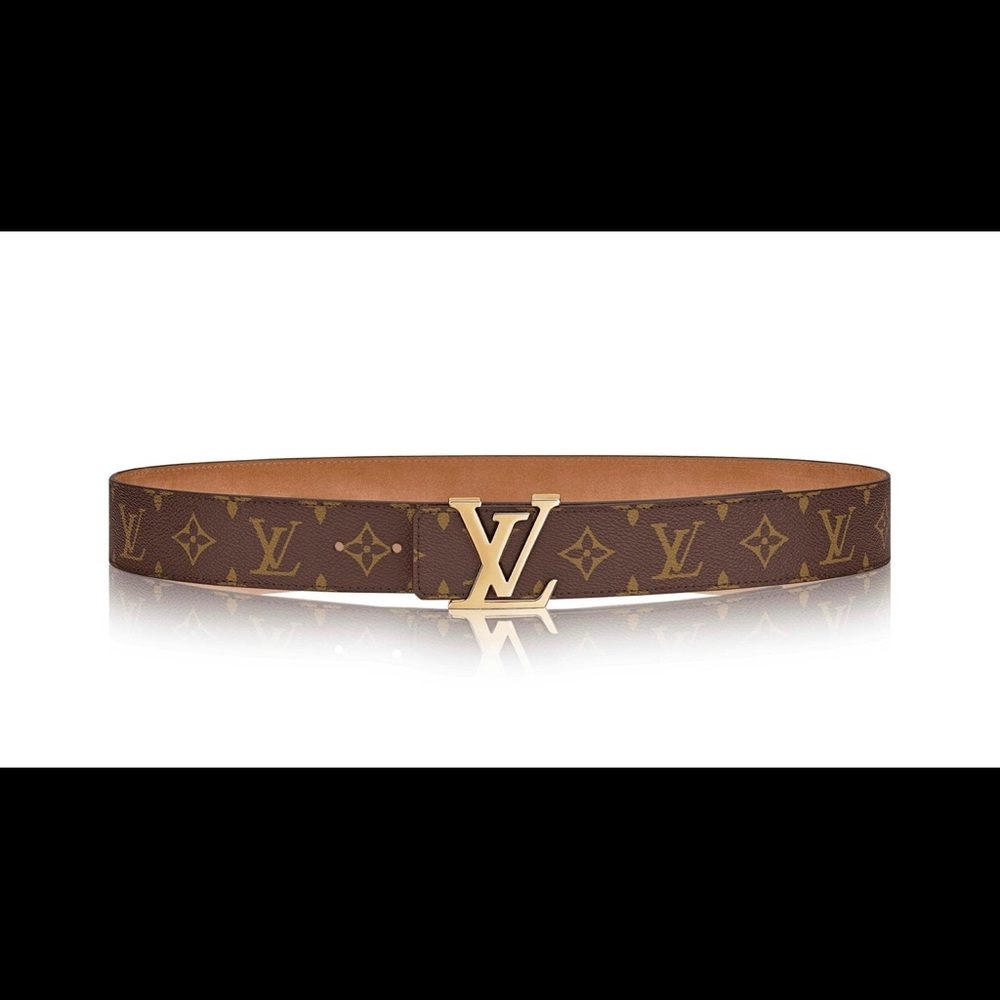 Brown monogram Louis Vuitton belt
